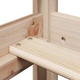  Visoki krevet s krovom 90 x 200 cm od masivne borovine | shoptok.hr