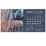  KALENDAR STOLNI MALI 2026. 13 LISTOVA, OBOSTRANI, SPIRALA | shoptok.hr