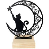 Signes Grimalt Kipci in figurice Figura Cat S/Moon L Črna | Shoptok.si