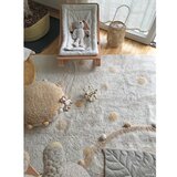 Lorena Canals Bombažna preproga Hippy Dots - Naravno, med | Shoptok.si