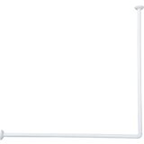 Tendance držač zavjese za kadu kutni 90×90 cm aluminij, bijeli | Eponuda.ba