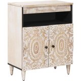  Kreveta s pohranom Bijelo 60 x 33 5 x 75 cm Čvrsto drvo manga - Bijelo | shoptok.hr