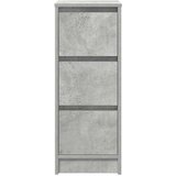  Komoda siva boja betona 29,5x34x76 cm od konstruiranog drva | shoptok.hr