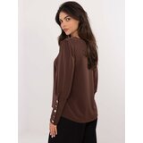  Blouse-MI-BZ-M721.38-dark brown | shoptok.hr