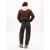Tommy Jeans Prehodna jakna 'ESS' čokolada | Shoptok.si