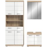 MID.YOU Kopalnica Lambada, Bela Barva Hrasta, 3-Delna | Shoptok.si