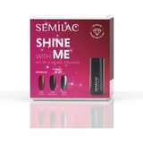Semilac Set Shine With Me set lakova za nokte s upotrebom UV/LED lampe u