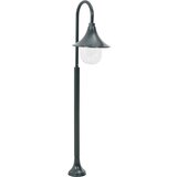 vidaXL vrtna stupna svjetiljka od aluminija E27 120 cm tamnozelena cijene