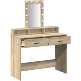 vidaXL Sonoma hrast Konstruirano drvo 100 x 41 x 140 cm Ogledalo | shoptok.hr