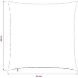  Presvlaka za jastuk 2 pcs HEERLEN Crna 65 x 65 cm Poliester - Crna 65 x 65 cm 2 Slike