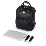 Petite&Mars ruksak za pelene Jasper, Apsolute Black | shoptok.hr