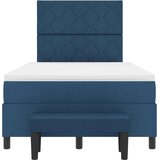  s opruga kutije s jastukom Plava 120 x 190 cm tkanina | shoptok.hr