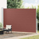  Uvlačiva bočna tenda za terasu 220 x 500 cm smeđa | shoptok.hr