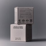 Whamisa Organic Flowers Nourishing Cream hranjiva krema za lice s učinkom liftinga i učvršćivanja 50 ml | shoptok.hr
