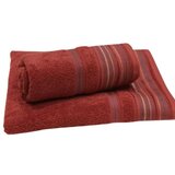 Dekordom peškir mondo 50x90 - terracotta Cene