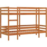 vidaXL Pograd voščeno rjav 90x190 cm trdna borovina, (21273586) | Shoptok.si