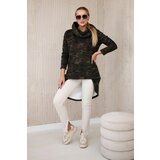 Kesi Camo Khaki + Green Long Back Sweatshirt | shoptok.hr