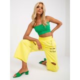 FANCY Sweatpants-FA-DR-7855.52-light yellow | Shoptok.si