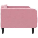 vidaXL Dnevni krevet ružičasti 90 x 200 cm baršunasti | shoptok.hr