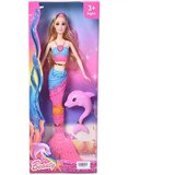 Magic Toys Svetlolasa lutka sirene z delfinom 30cm | Shoptok.si