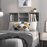 vidaXL Vzglavna omarica siva sonoma 100x19x103,5 cm | Shoptok.si