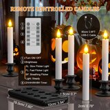 SOULBAY Set 10 Polnilnih LED sveč z daljinskim upravljalnikom in polnilno postajo | Shoptok.si