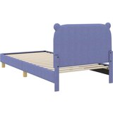 Otroški posteljni okvir z vznožjem Jeans modra 80 x 200 cm, (5000104736) | Shoptok.si