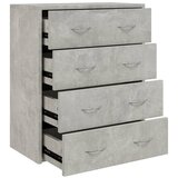 vidaXL Komoda s 4 predali 60x30,5x71 cm betonsko siva, (20654709) Cene