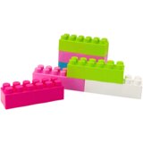 Lean_Toys Velike podolgovate kocke v vrečki Barvne nalepke 20 kos | Shoptok.si