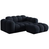 Cosmopolitan Design Tamno plava kutna garnitura od šenila (s desnim kutom/s ležaljkom) Treno – | shoptok.hr