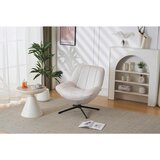 MID.YOU FOTELJ, krem barve tekstil | Shoptok.si