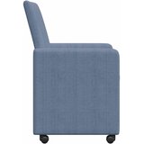  Blagovačke stolice s kotačima 2 pcs Plava 57 x 66 x 94 cm | shoptok.hr