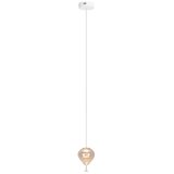  MAXLIGHT P0575 - LED luster na sajli PALLONCINI 2xLED/3W/230V prečnik 12 cm bež | Eponuda.com