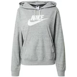 Nike Sportswear Majica pegasto siva / bela