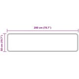 Traka za tepih MARSA Sivi 200 x 50 cm Poliester i PVC - Sivi 50 x 200 cm | shoptok.hr