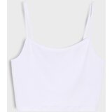 Sinsay Crop top u stilu negližea | shoptok.hr
