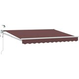  Električni zložljiv senčnik Rjava 2,5 x 2 m, (5000204791) | Shoptok.si