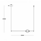 Vesta 607 VISILICA 9W 3000K MESING | ePonuda.com