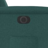  Električni naslanjač temno zeleno blago | Shoptok.si