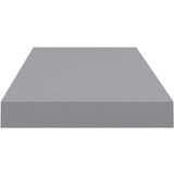 vidaXL plutajuće zidne police 2 kom sive 60 x 23,5 x 3,8 cm MDF | shoptok.hr