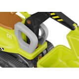 Lean_Toys Poganjalec bager s prikolico Luči Zvok dim zelena | Shoptok.si