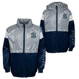 Outerstuff children's jacket goal line stance fz windbreake seattle kraken | ePonuda.com
