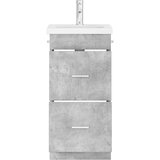  Kupaonski umivaonik s sudoperom Betonska siva 42 x 40 x 84,5 cm | shoptok.hr