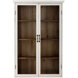 Bloomingville Bijela viseća vitrina od masivne jele 81x122x18 cm Hazem – Cijene