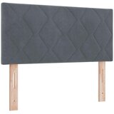 vidaXL LED vzglavje z LED lučmi Geometrični Temno siva 100 cm Žamet, (5000044049) Cene