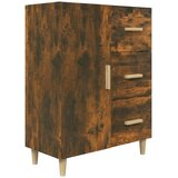 Maison Chic Komoda - Predalnik dimljeni hrast 69,5x34x90 cm inženirski les, (21718275) Cene