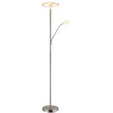 Globo 59093N - LED prigušiva stojeća lampa STANFORD 28W/230V + 5W 3000K sjajni hrom | Eponuda.com
