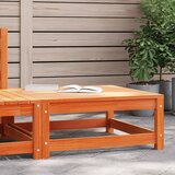  The Living Store Vrtni stolček za noge voščeno rjav 70x70x30 cm trdna tikovina - Vrtni Stolček Za Noge, (21443789) Cene
