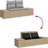  Sjedeća garnitura za vrt 10 kom. 9-Broj sjedala Bež Poli ratan | shoptok.hr