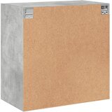  Zidni ormarić sa staklenim vratima boja betona 68x37x68,5 cm | shoptok.hr